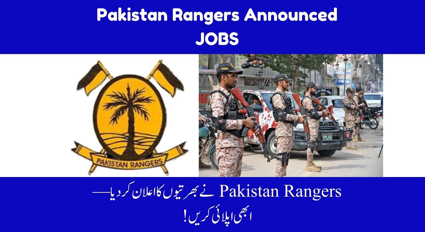 Latest Pakistan Rangers Education Posts Karachi 2025